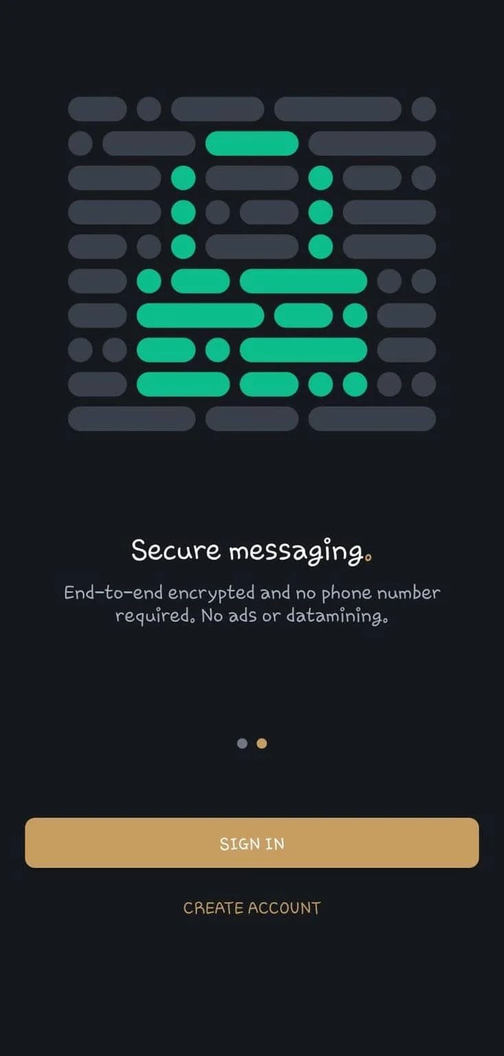 securing messaging app